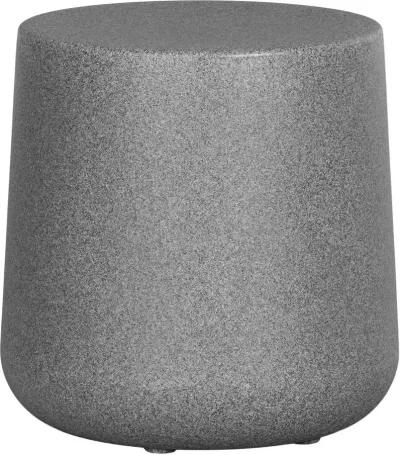 Dalya Mottled Gray Round Outdoor Side Table - South Shore