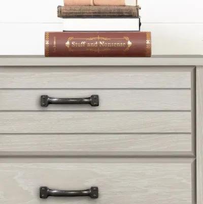 Ulysses Gray Oak 4-Drawer Chest - South Shore