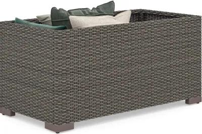 Boca Raton Brown Outdoor Storage Table