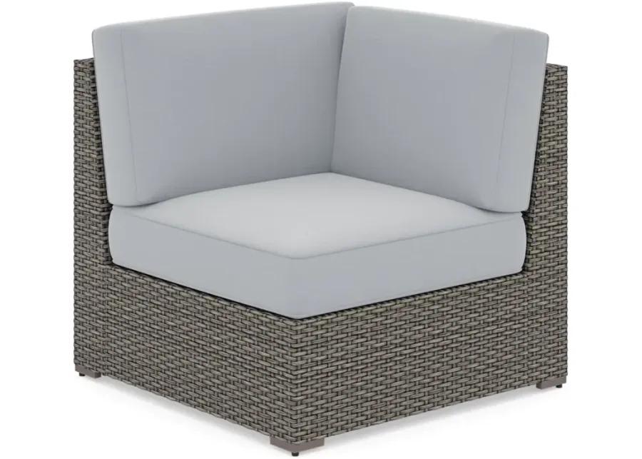 Boca Raton Gray Outdoor 3 Piece Set with Storage Table