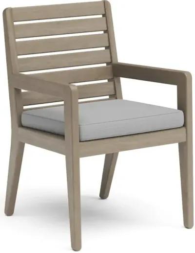 Sustain Brown Outdoor Dining Armchair set of Two