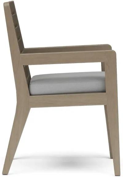 Sustain Brown Outdoor Dining Armchair set of Two