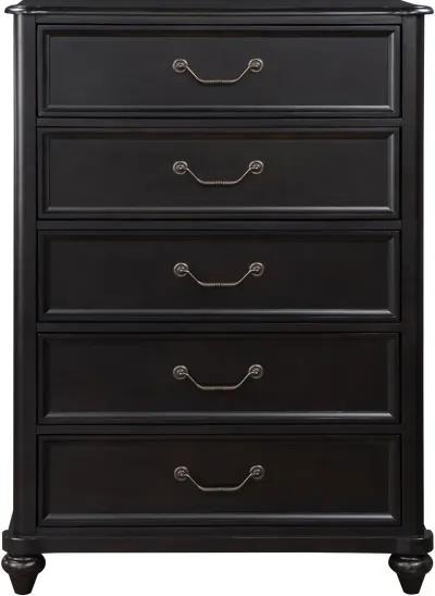 Herman Charcoal Brown Chest of Drawers