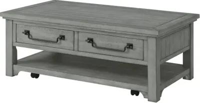 Beach House Gray Coffee Table