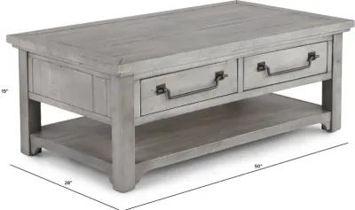 Beach House Gray Coffee Table