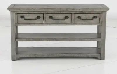 Beach House Gray Sofa Table