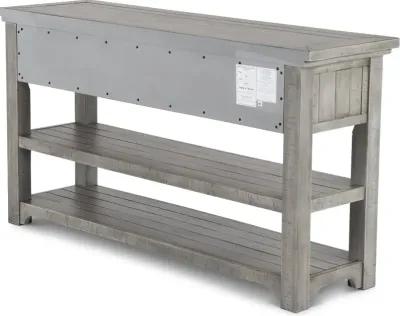 Beach House Gray Sofa Table