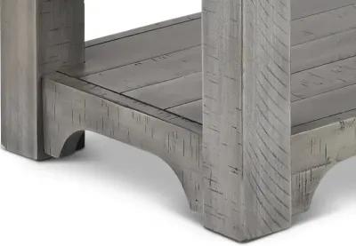 Beach House Gray Sofa Table