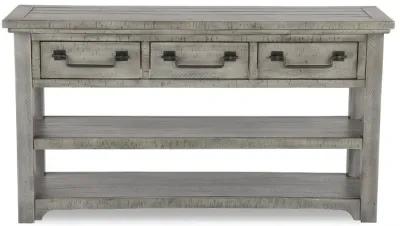 Beach House Gray Sofa Table