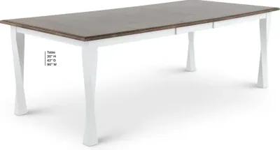 Cascades White Dining Table