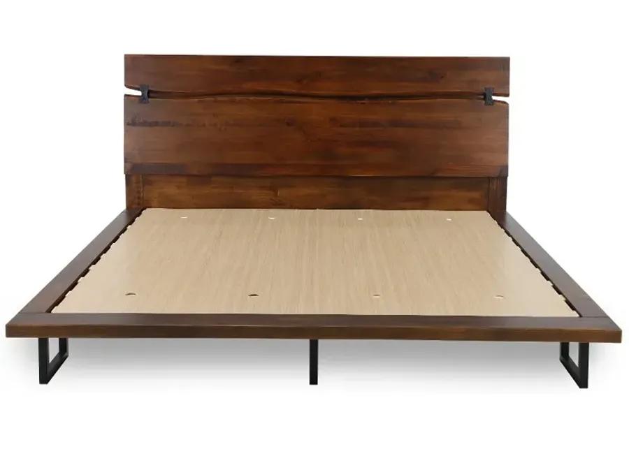 Pasco Brown Queen Platform Bed