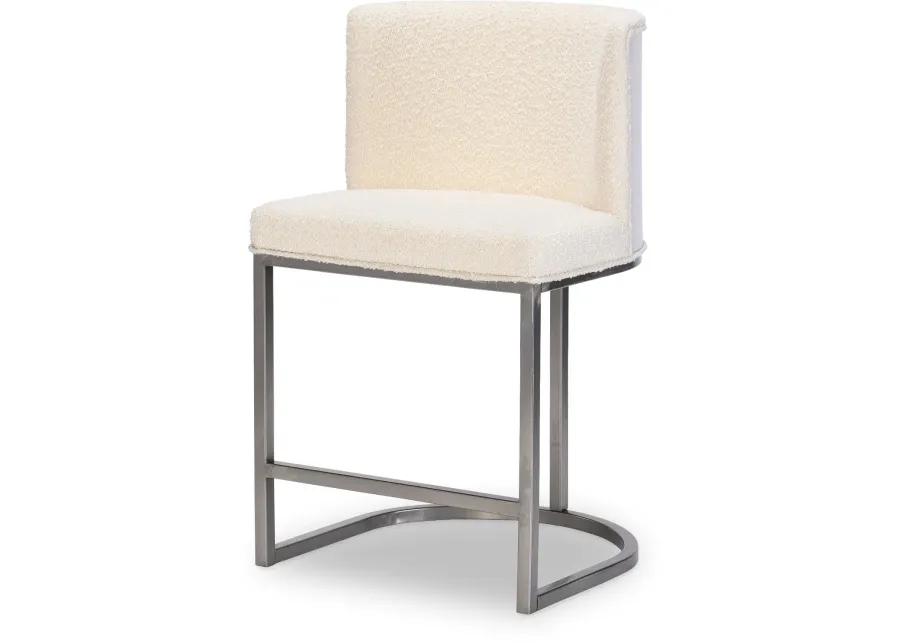 Biscayne Linen Upholstered Counter Height Dining Chair