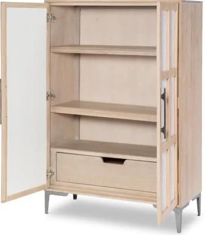 Biscayne Natural and Linen Armoire