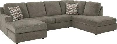 O'Pharrell Putty Brown 2 Piece Sectional