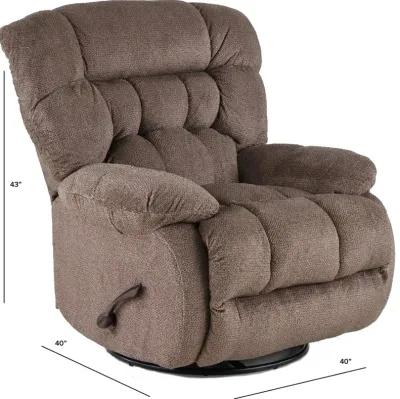 Daly Chateau Beige Swivel Glider Recliner