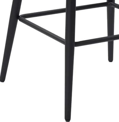 Blakeley Charcoal Velvet Barstool, Set of 2