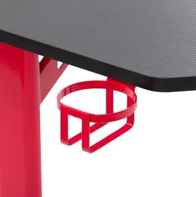 Conqueror Black and Red Gaming Desk