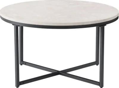 Ayla Gray Marble Coffee Table