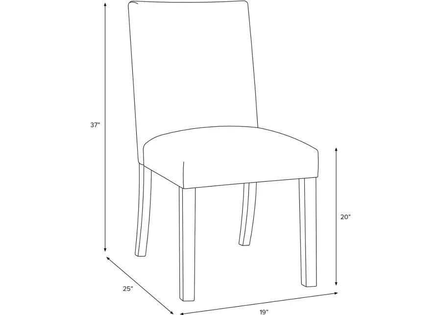 Drew Olive Green Vine Dining Chair - Skyline Furniture