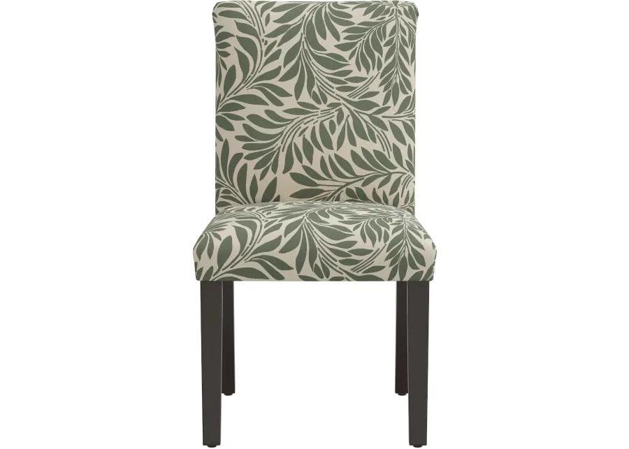 Drew Olive Green Vine Dining Chair - Skyline Furniture