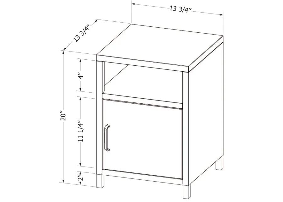 Kodali Light Blue Nightstand - South Shore