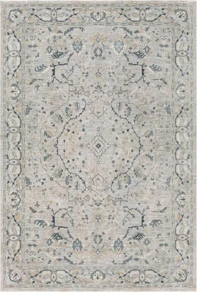 Brunswick 8 x 10 Teal and Gray Area Rug