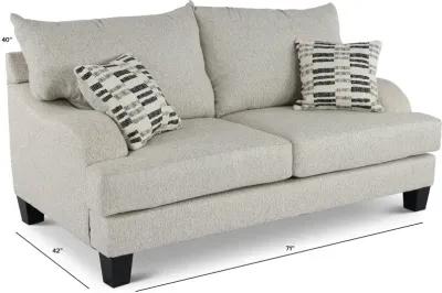 Laguna Off-White Loveseat