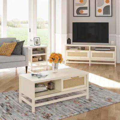 Lennon Ivory Oak 60" TV Stand