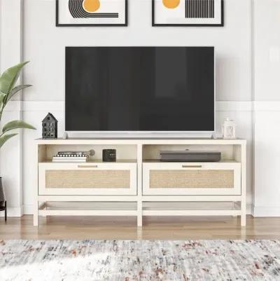 Lennon Ivory Oak 60" TV Stand