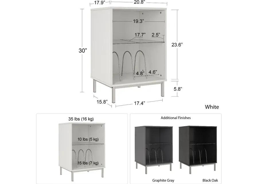 Lumina Black Turntable Stand