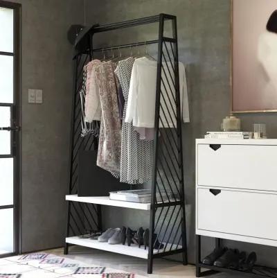 Brielle White Entryway Storage