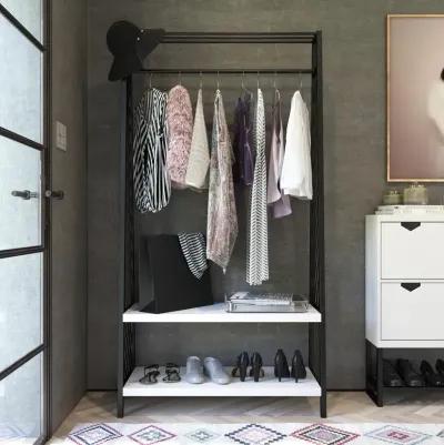 Brielle White Entryway Storage