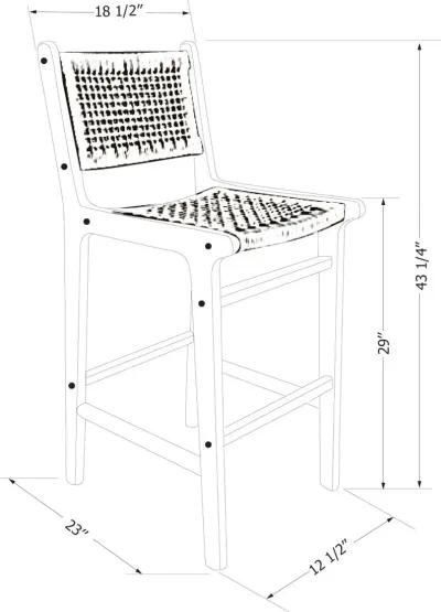 Balka Natural Rattan Stool - South Shore