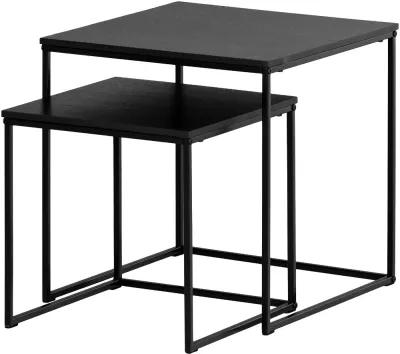 Slendel Black Oak Nesting Table Set - South Shore