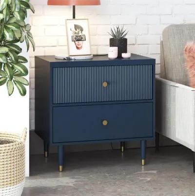 Elizabeth Navy Blue Nightstand