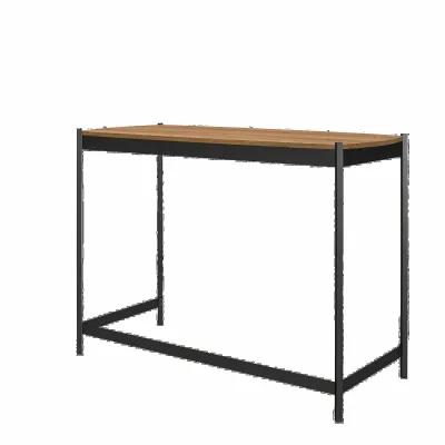 Tallulah Walnut and Gunmetal Gray Desk