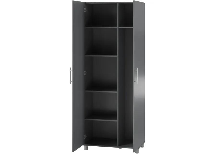 Camberly Graphite Gray Tall Asymmetrical Cabinet