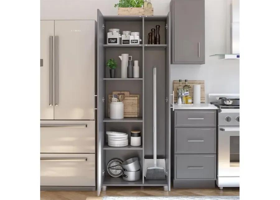 Camberly Graphite Gray Tall Asymmetrical Cabinet