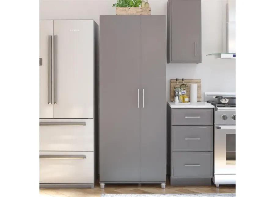 Camberly Graphite Gray Tall Asymmetrical Cabinet