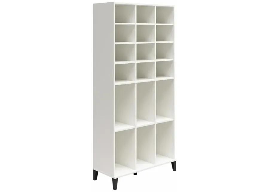 Flex White Athletic Shoe Storage Cabinet