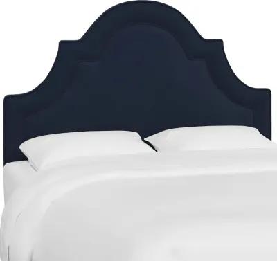 Jolie Velvet Ink Twin Headboard - Skyline Furniture