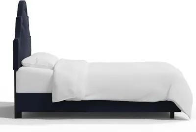 Jolie Velvet Ink Full Bed - Skyline Furniture