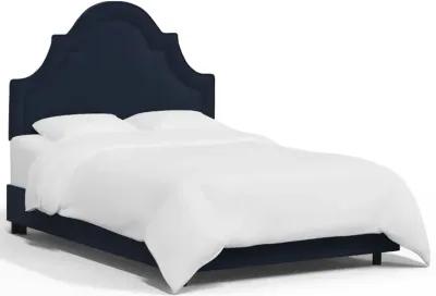 Jolie Velvet Ink Full Bed - Skyline Furniture