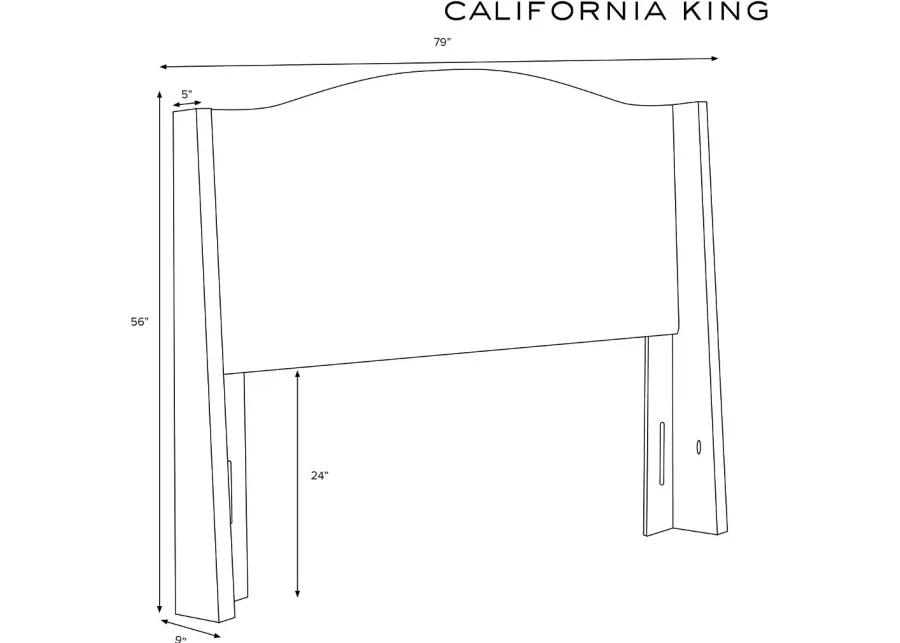 Blake Snow White California King Wingback Headboard - Skyline...