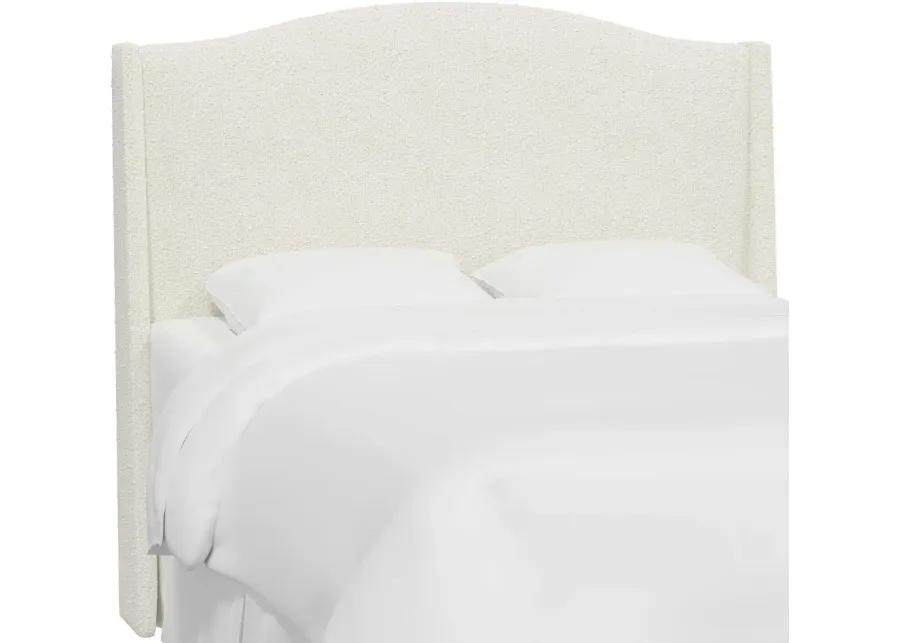 Blake Snow White California King Wingback Headboard - Skyline...