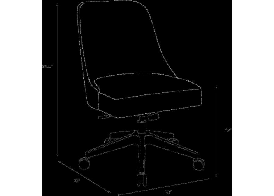 Spencer Fern Green Office Chair - Skyline Furniture