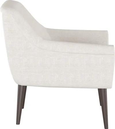 Charlotte White Accent Chair - Skyline Furniture