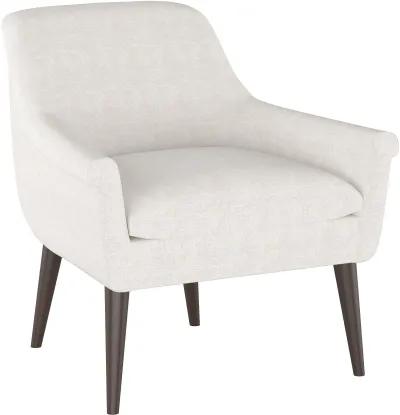 Charlotte White Accent Chair - Skyline Furniture