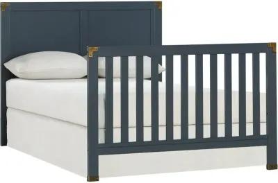 Miles Graphite Blue 5-in-1 Convertible Crib