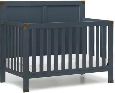 Miles Graphite Blue 5-in-1 Convertible Crib